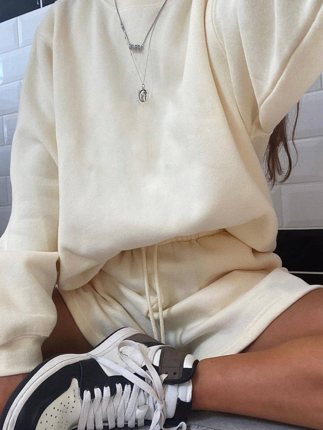 Solid Color Casual Set