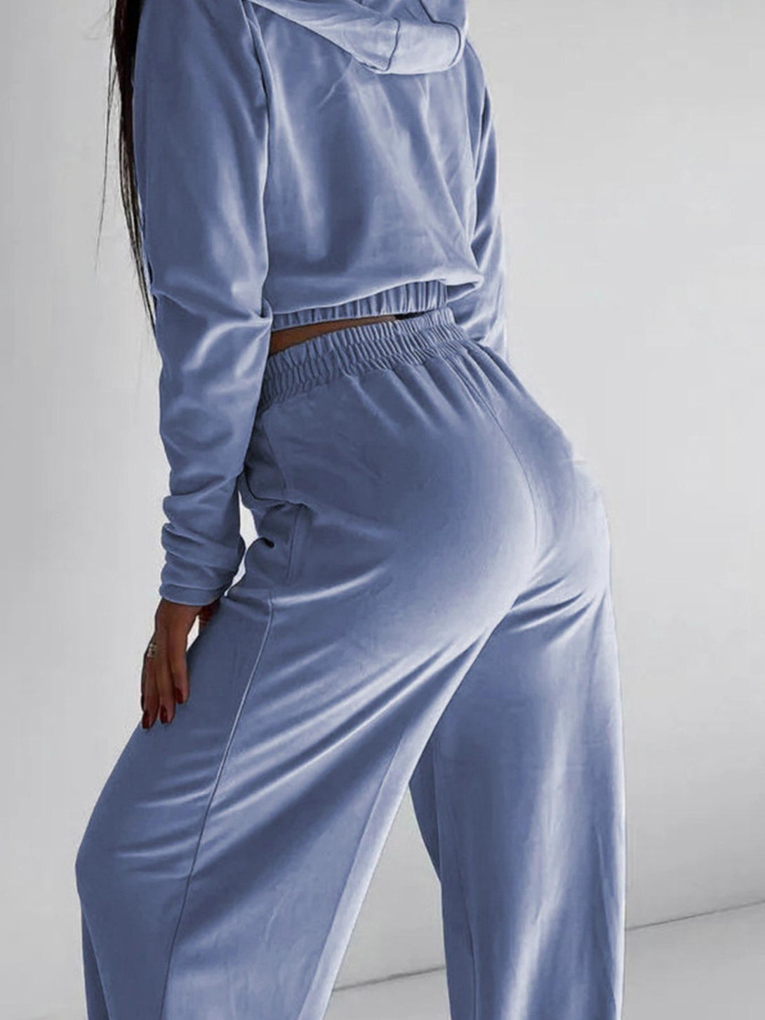 Solid Color Long Sleeve Set