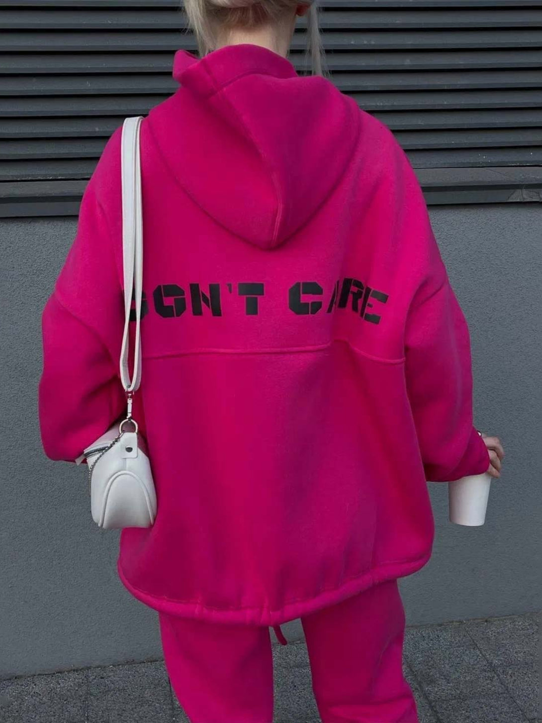Women's Hooded Sweatshirt And Sweatpants Outfits Black Red