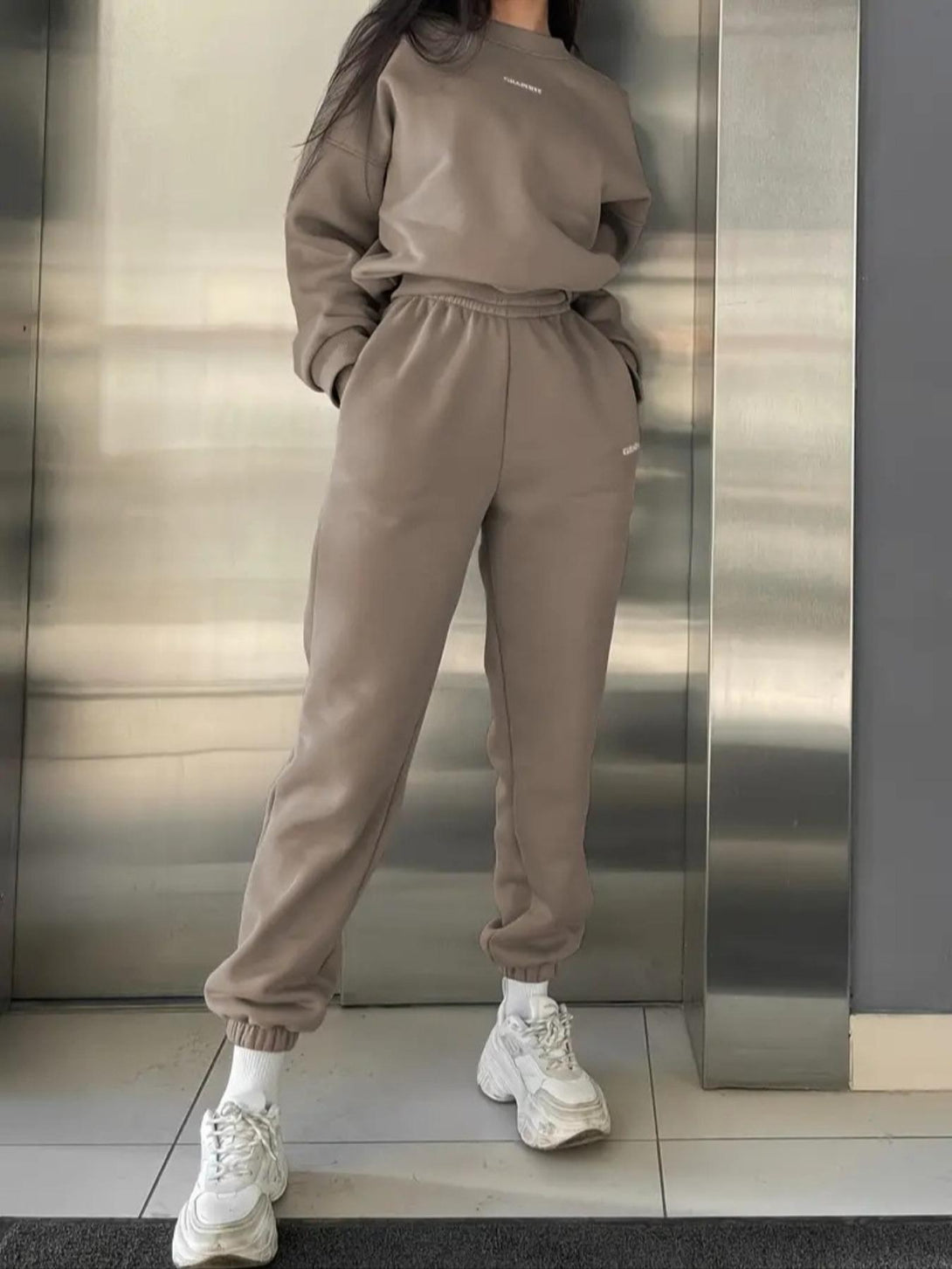 Solid Color Jogger Activewear Tracksuits